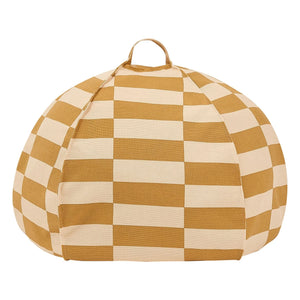 Nobodinoz - Vibes Tiles Round Pouf | Yellow