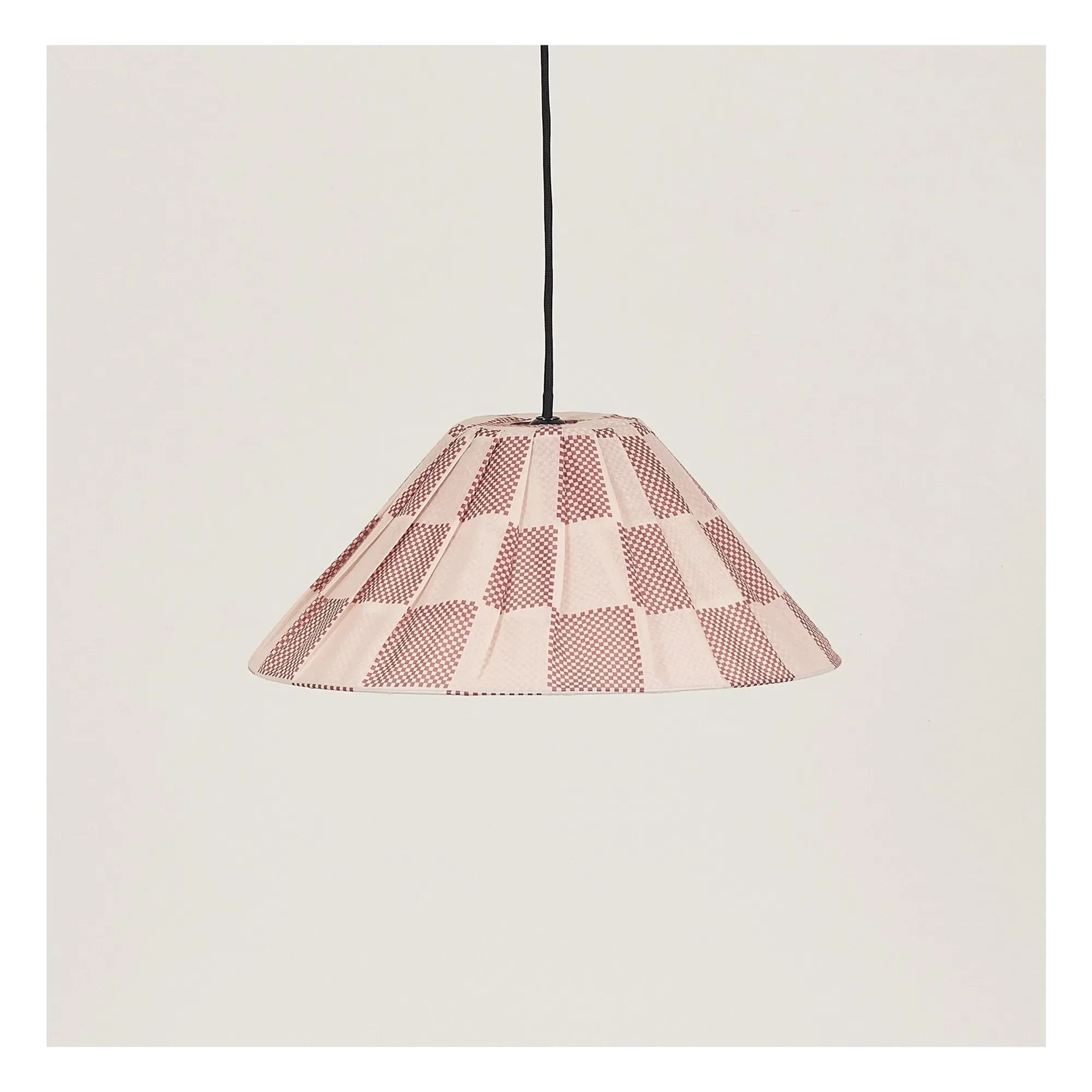 Nobodinoz - Ava Striped Lampshade | Red