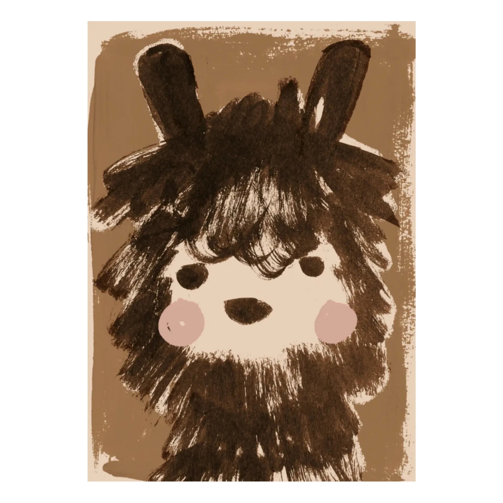 Studio Loco - Large Alpaca Poster