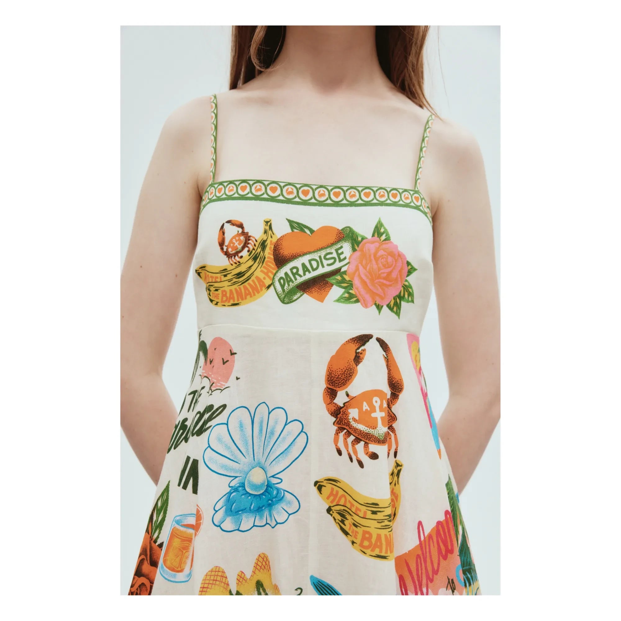 Alémais - Paradiso Linen Dress | Ecru