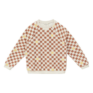 Arsène et Les Pipelettes - Damier Terry Sweat | Brown