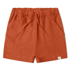 Matona - Classic Linen Shorts | Dark Blue