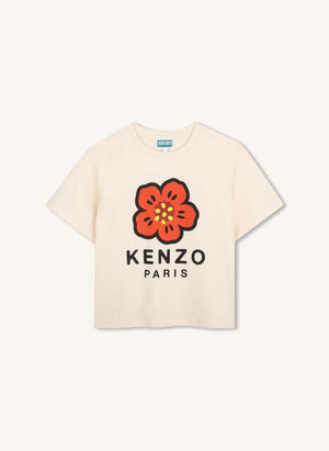 Kenzo - Kenzo Paris Flower Tişört | Beyaz
