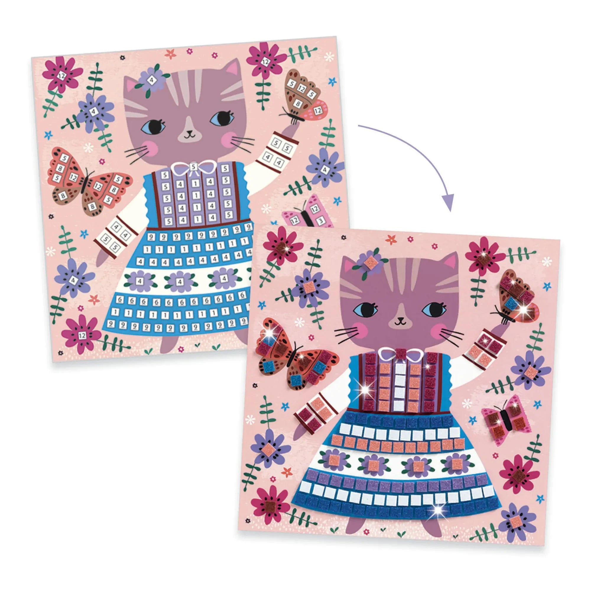Djeco - Cute Pet Collage Activity
