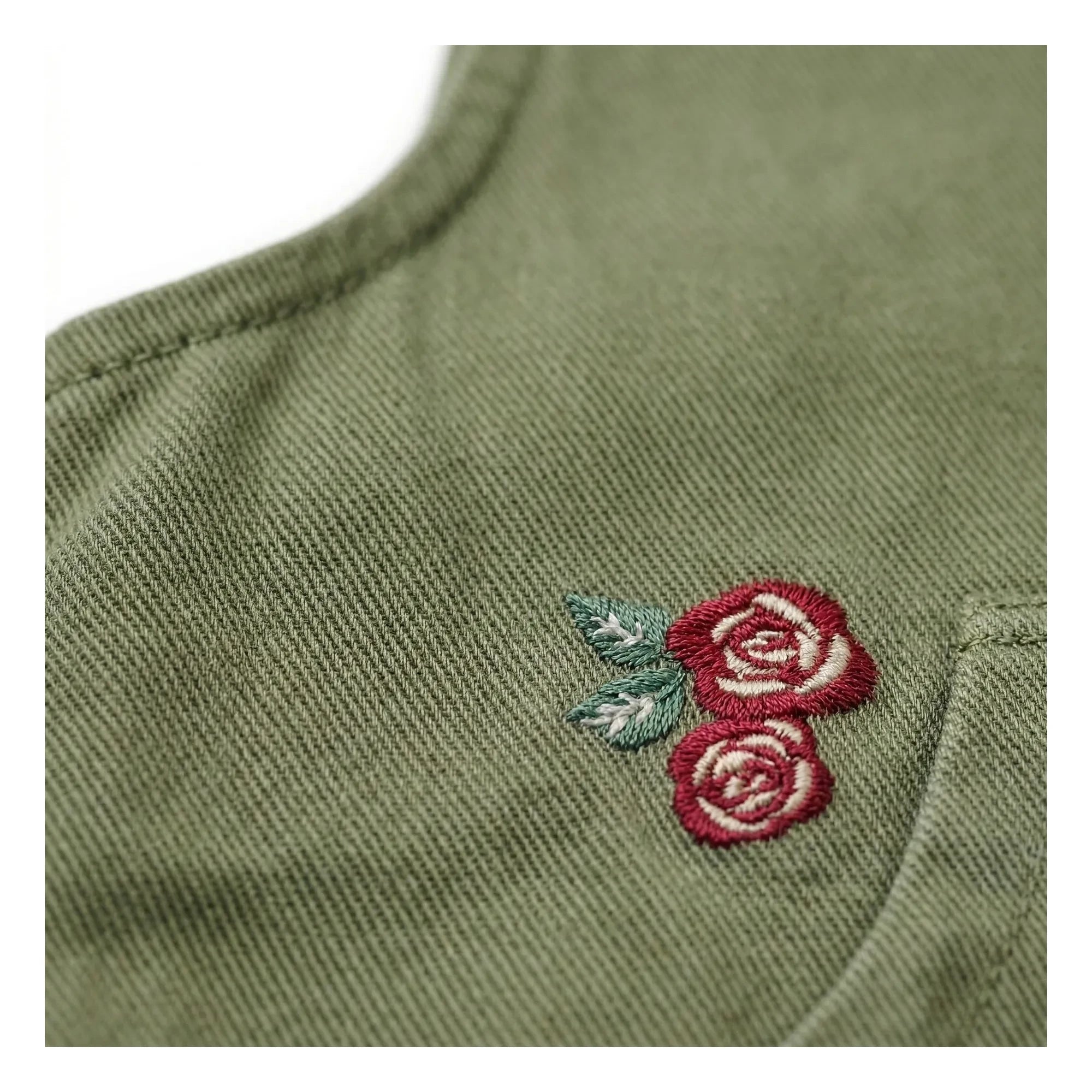 Hundred Pieces - Mara Sleeveless Jacket Boots | Almond Green