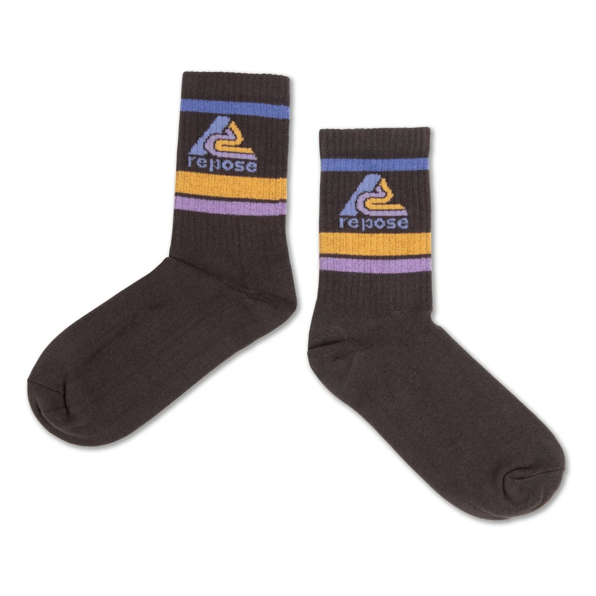 Repose AMS - 3-Piece Logo Socks Set | Beige