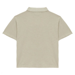 Hundred Pieces - Ozzie Club Sandwich Organic Cotton Polo Shirt | Beige