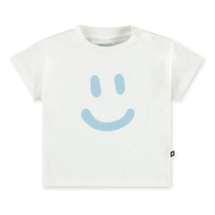 Molo - Enzo Smile Organic Cotton T-Shirt | White