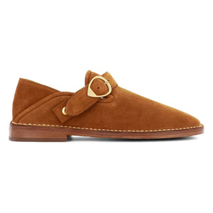 Socque Paris - Lucca Suede Loafers | Camel