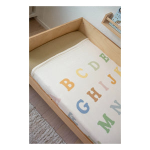 Soft Spot - Organic Cotton Alphabet Throw