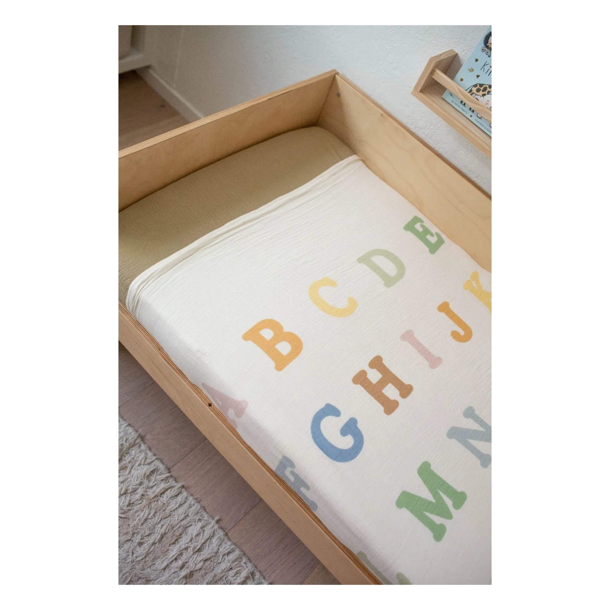 Soft Spot - Organic Cotton Alphabet Throw