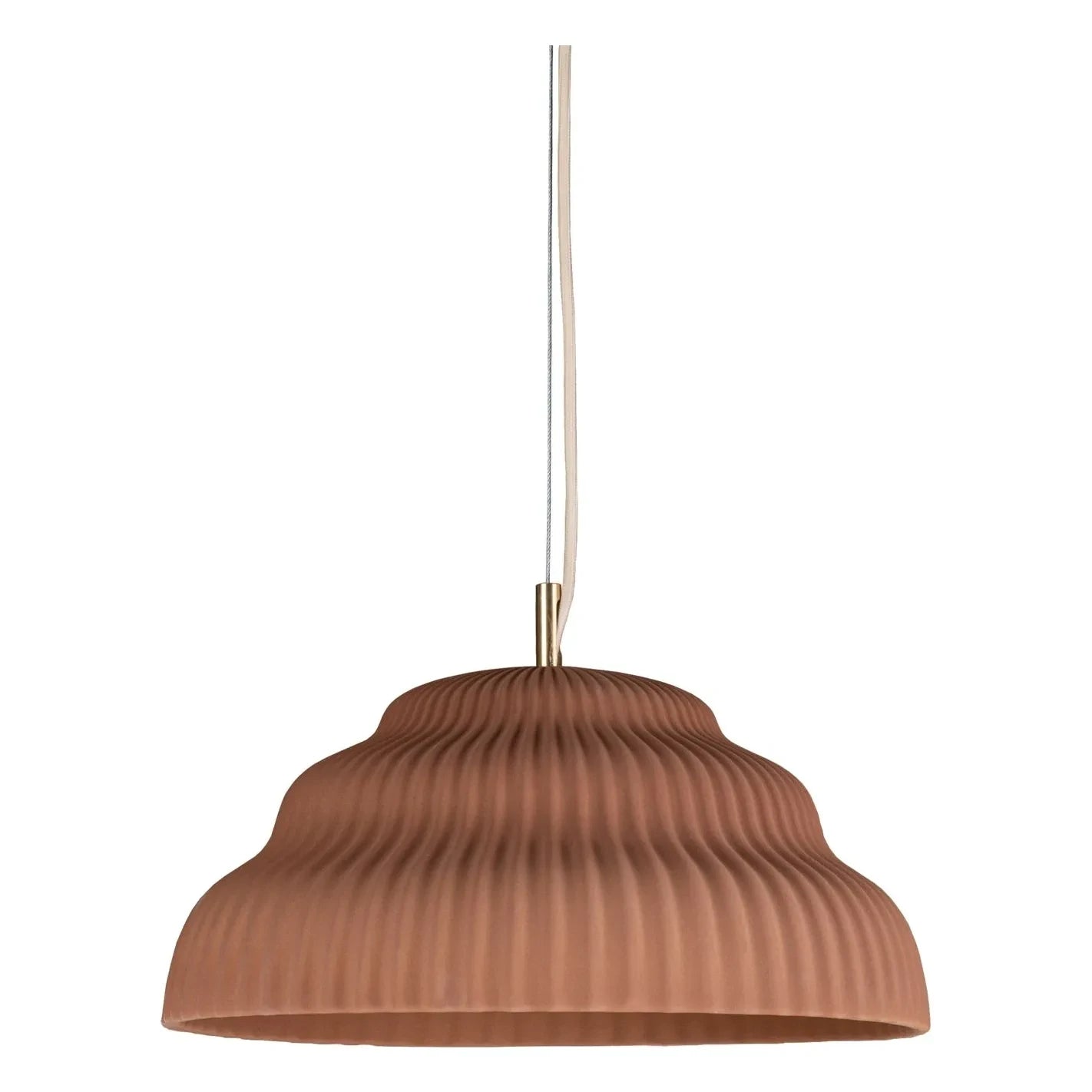 Schneid Studio - Cascading Ceramic Pendant Lamp | Rust
