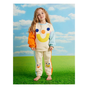 Halcyon Nights - Colorblock Smile Jogger | Cream