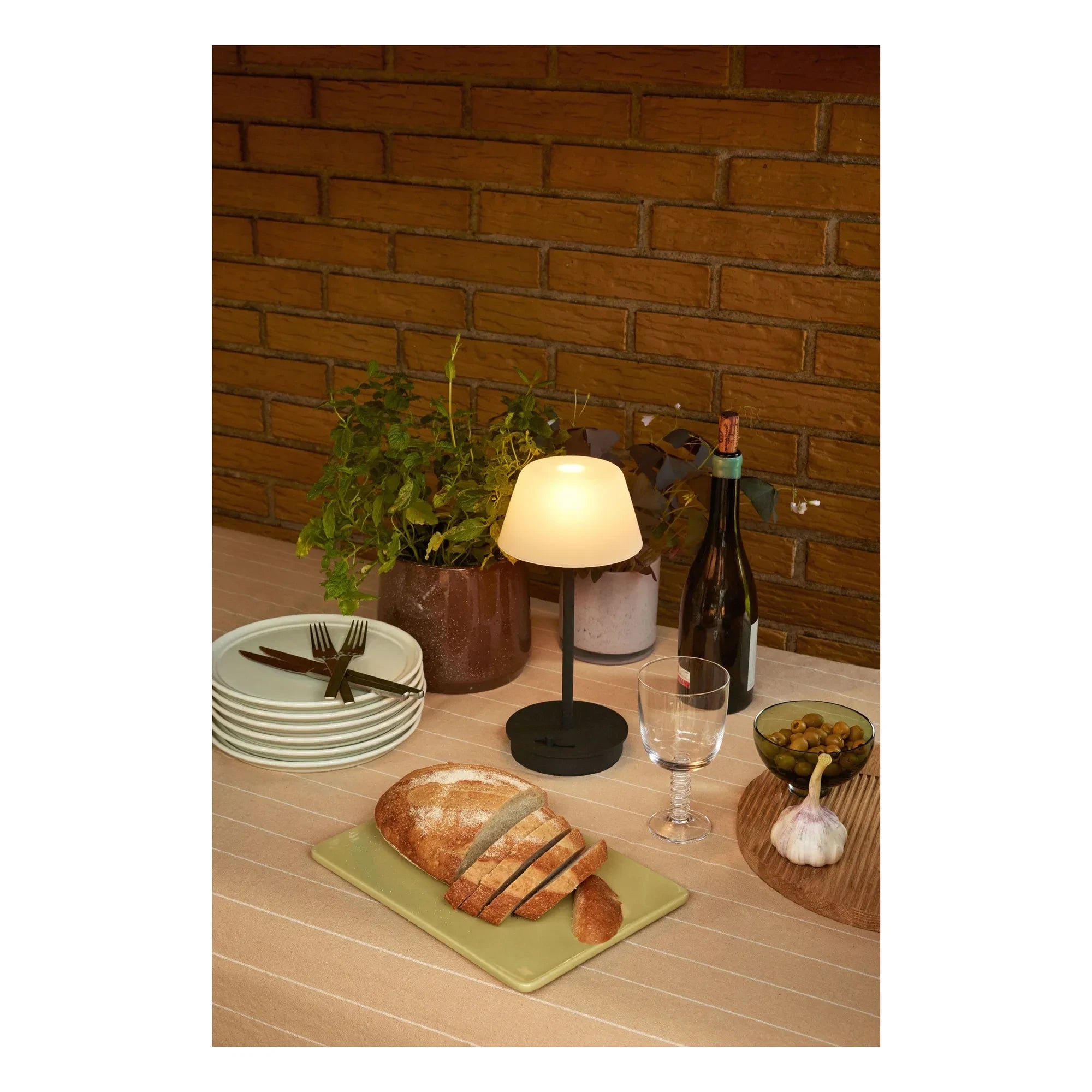 Hübsch - Amare seramik tahtalar - 2’li Set | Zeytin