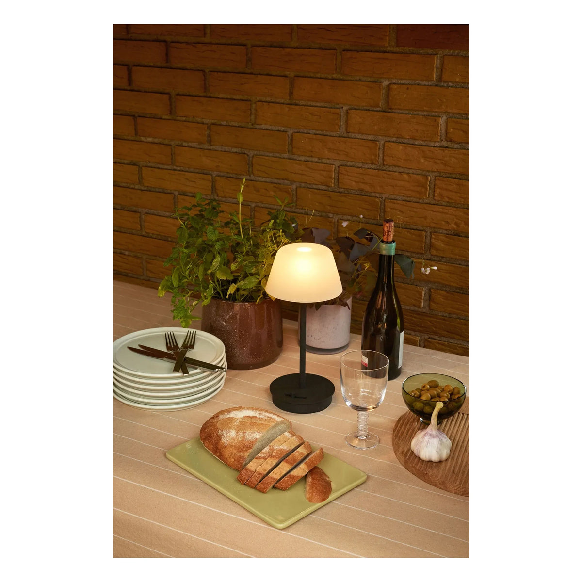 Hübsch - Amare seramik tahtalar - 2’li Set | Zeytin