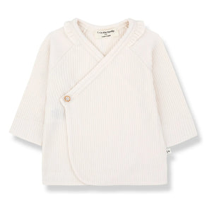 1+ in the family - Caterina Ribbed T-Shirt | Ivory