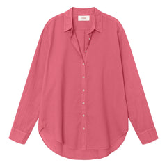 Xirena - Beau Cotton Poplin Shirt | Raspberry