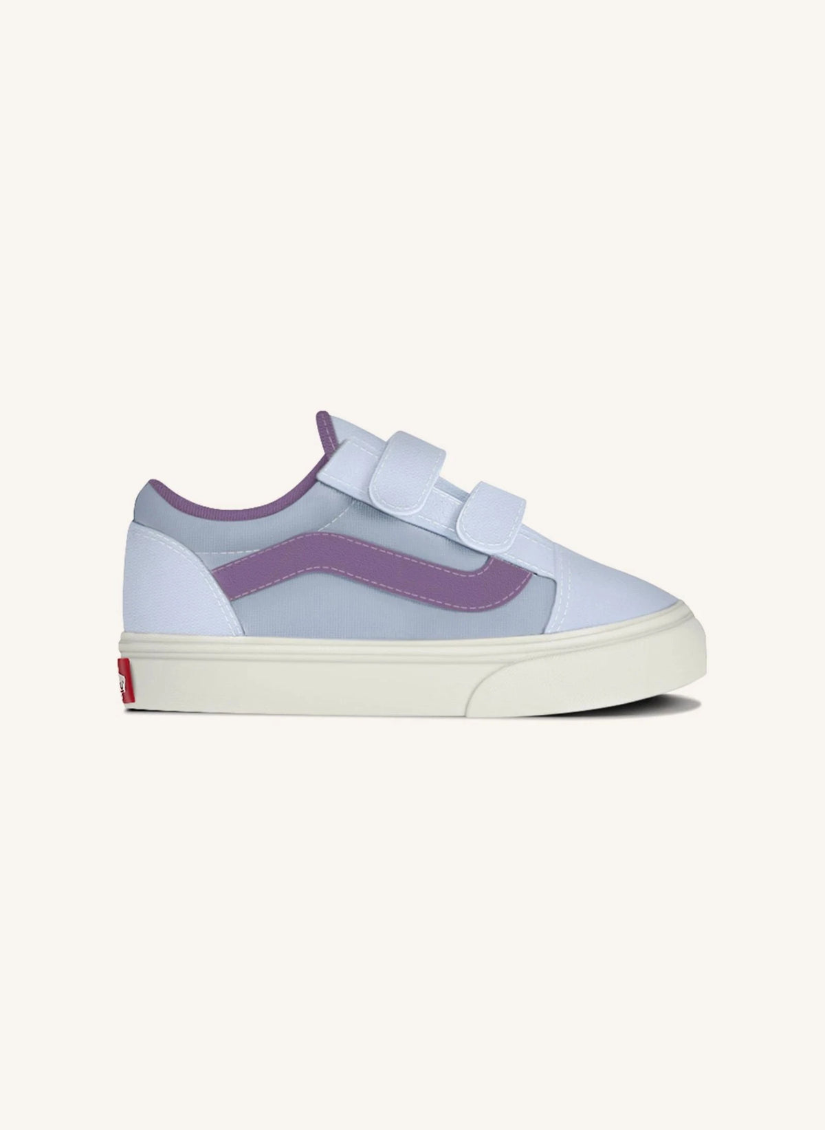 Vans - Scratch Sneakers Old Skool V Pop SideStripe | Light blue