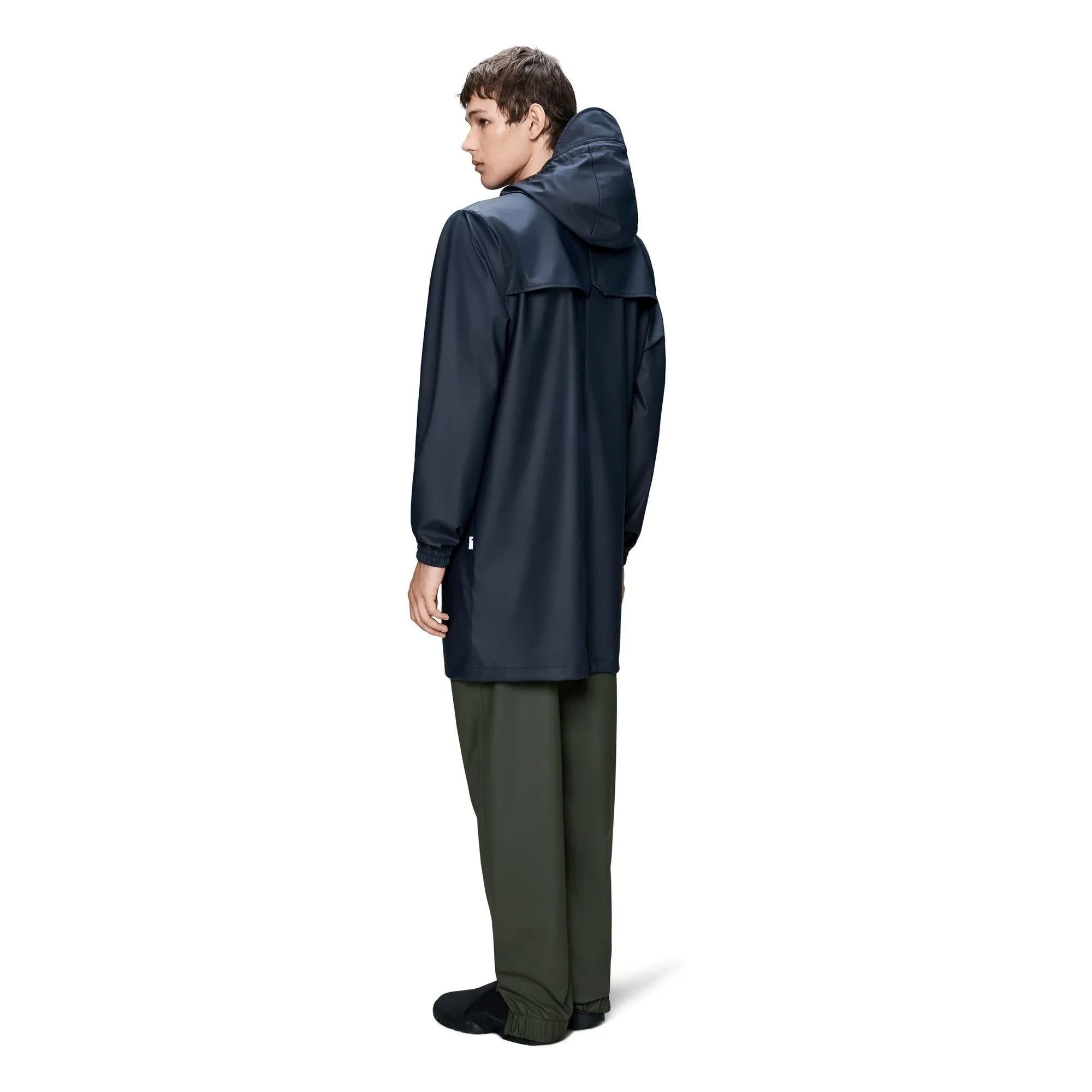 Rains - Storm Breaker W3 Long Coat | Navy Blue