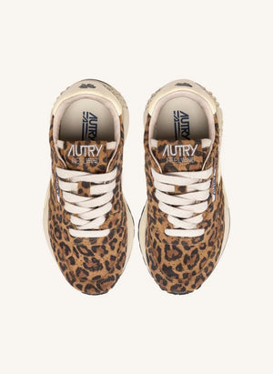 Autry - Reelwikid Low Suede Sports Shoes | Leopard