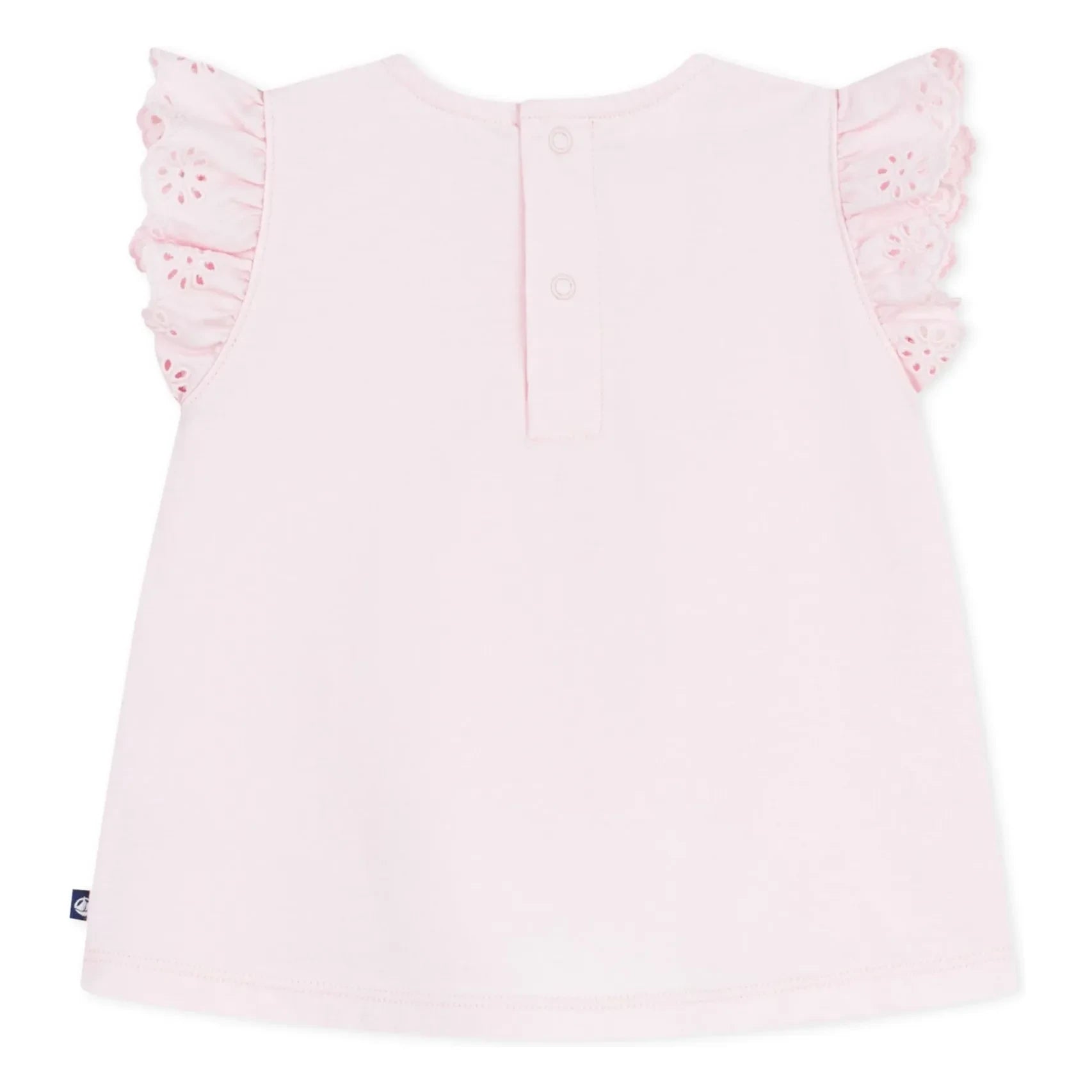 Petit Bateau - Broderie Anglaise T-Shirt | Pink