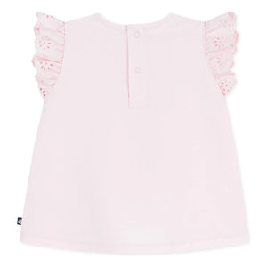 Petit Bateau - Broderie Anglaise T-Shirt | Pink