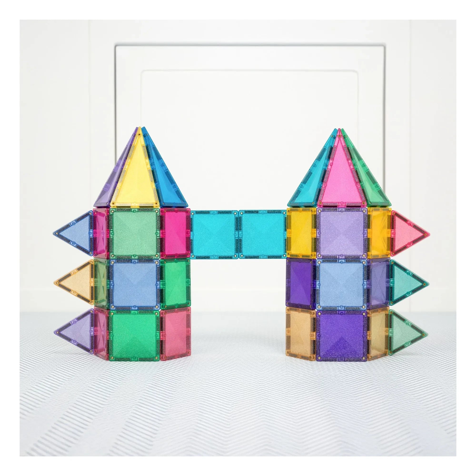 Connetix - Glitter Castle paketi | Pastel