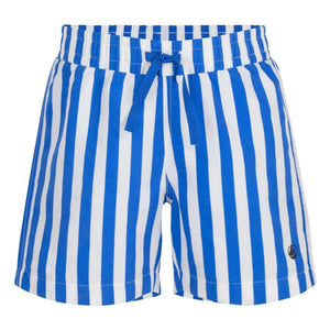 Petit Bateau - Recycled Fiber Striped Swim Shorts | Blue