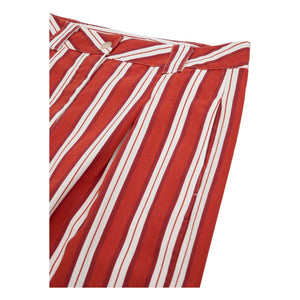 Bobo Choses - Cotton Striped Pants | Red