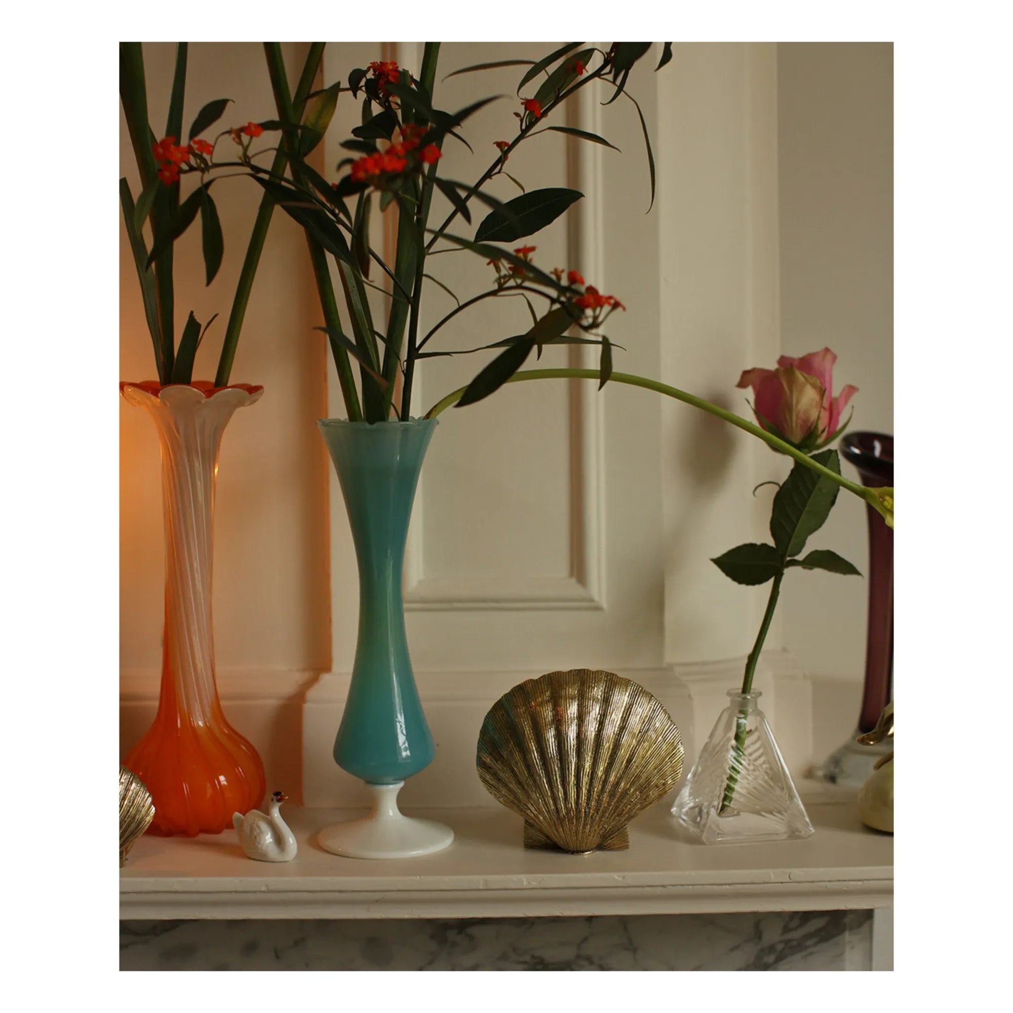 Doing Goods - Scarlett Recycled Brass Candle Holder | Gold Brown