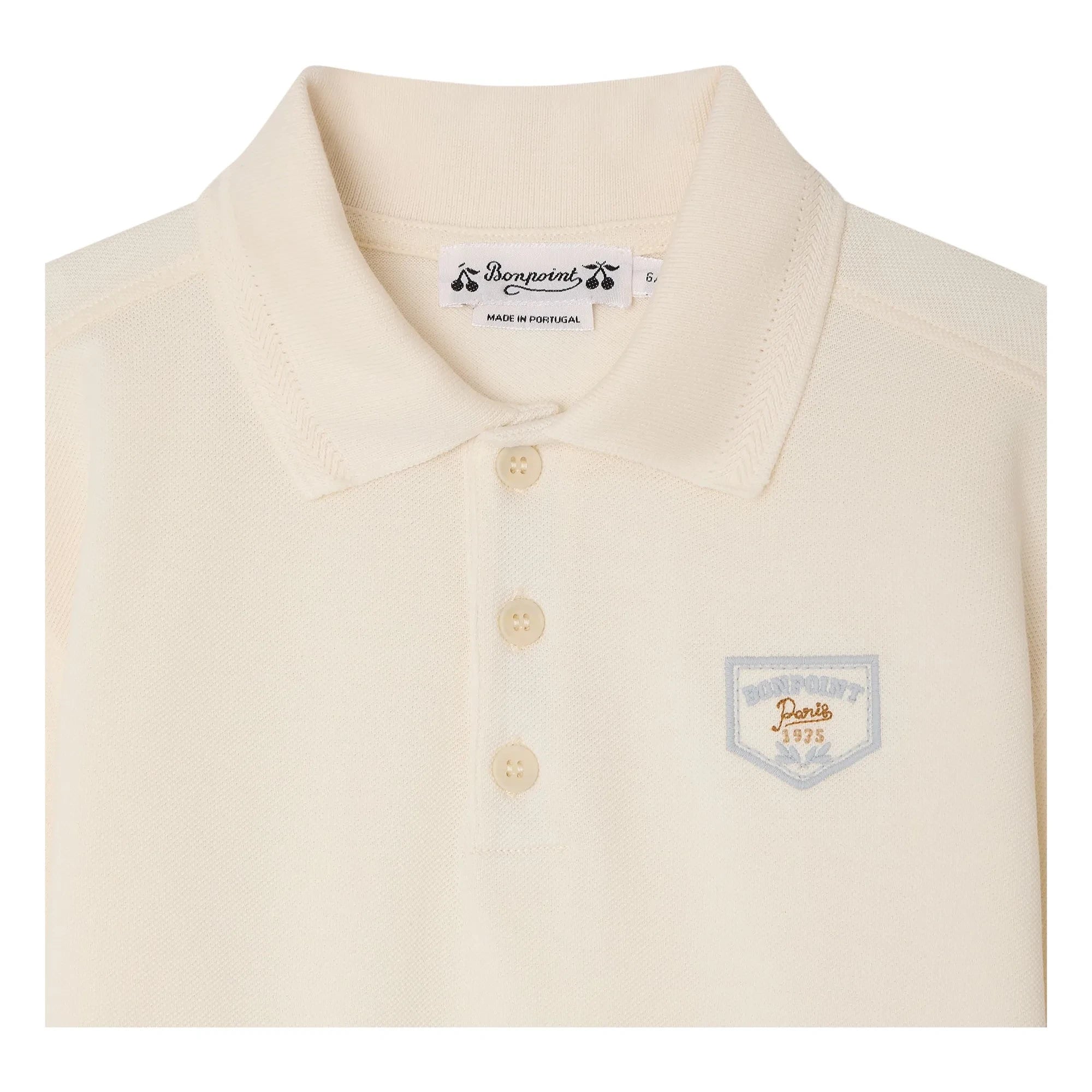 Bonpoint - Lorris Organic Cotton Polo Shirt | Cream