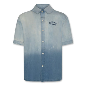 AO76 - Jacob Dip Dye Denim Gömlek | Mavi