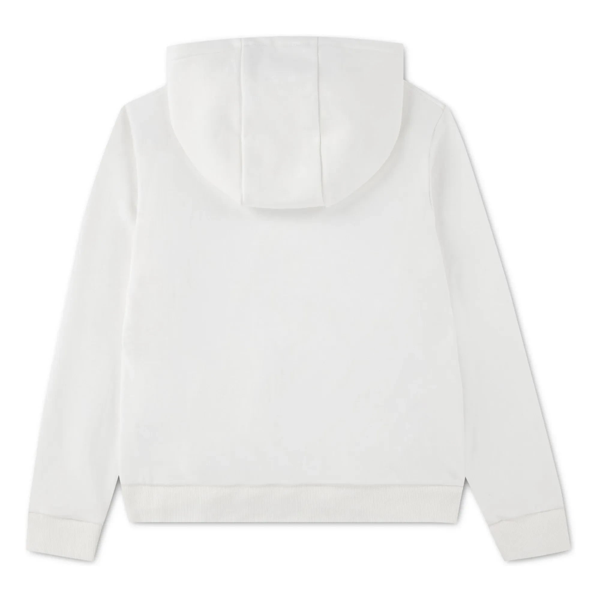 Lacoste - Hooded sweatshirt with logo embroidery Organic cotton | White