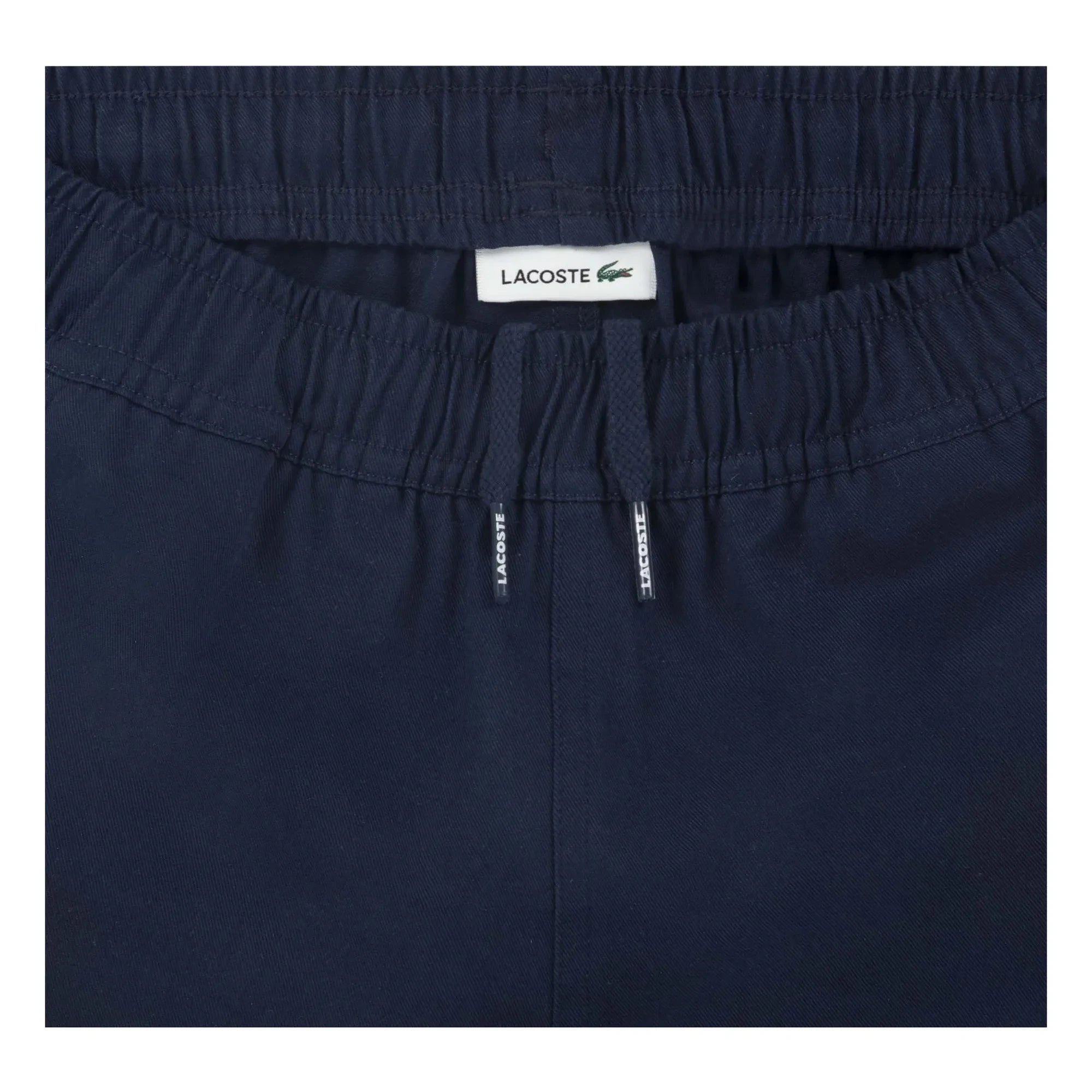 Lacoste - Organic Cotton Drawstring Cargo Pants | Navy Blue
