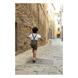 Silly Silas - Organic Cotton Short Leggings | Brown