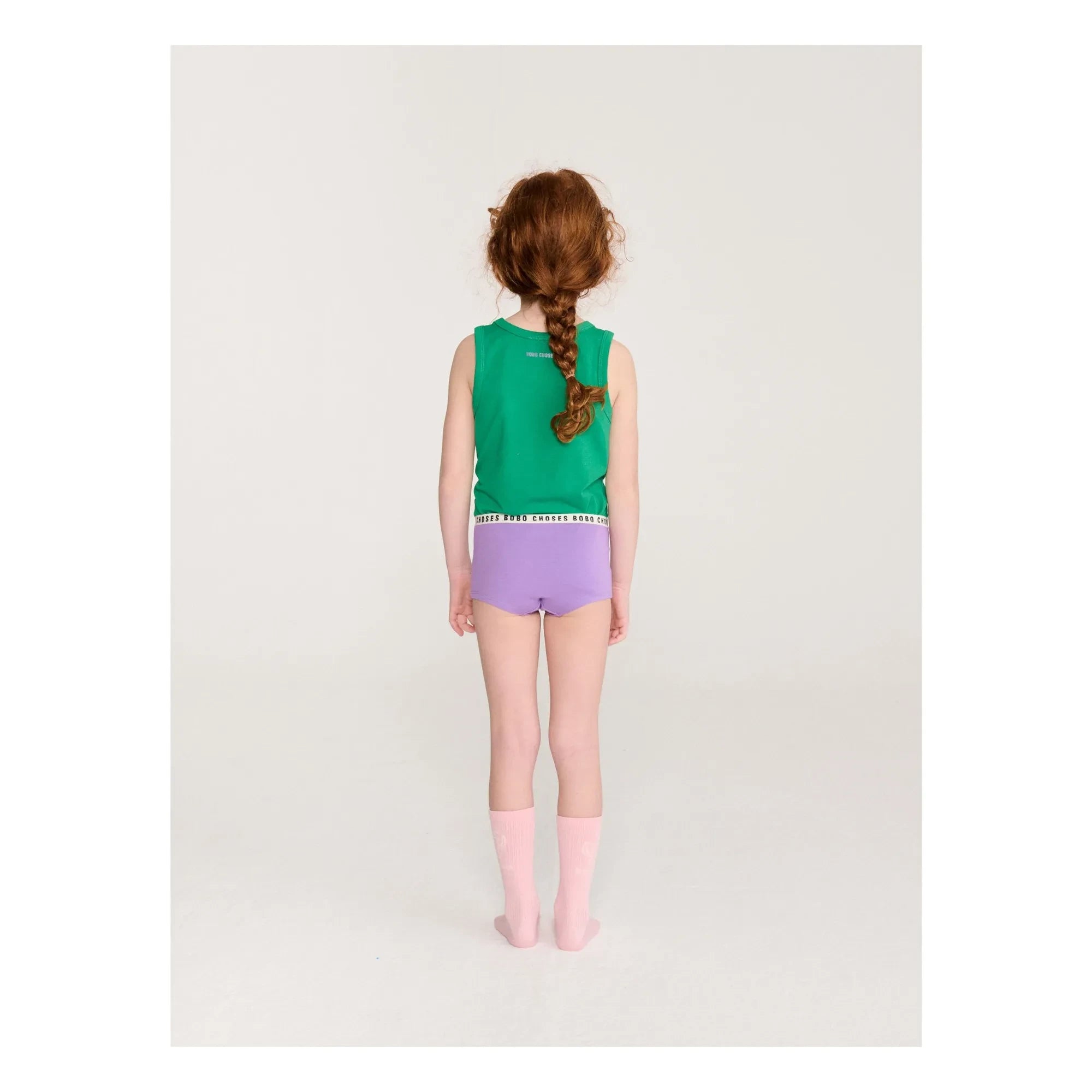 Bobo Choses - Have Fun Face Modal and organic cotton tank top | Green