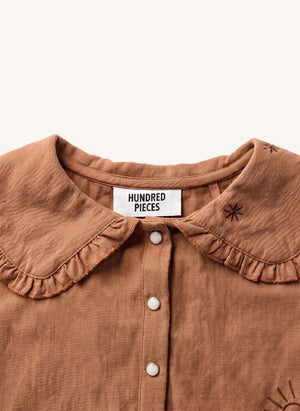 Hundred Pieces - Candy Stars Blouse | Brown