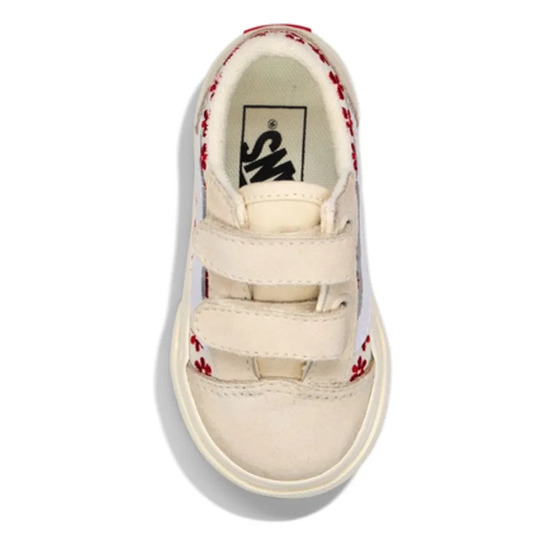 Vans - Scratch Sneakers Old V Skool Fleuries | Bej