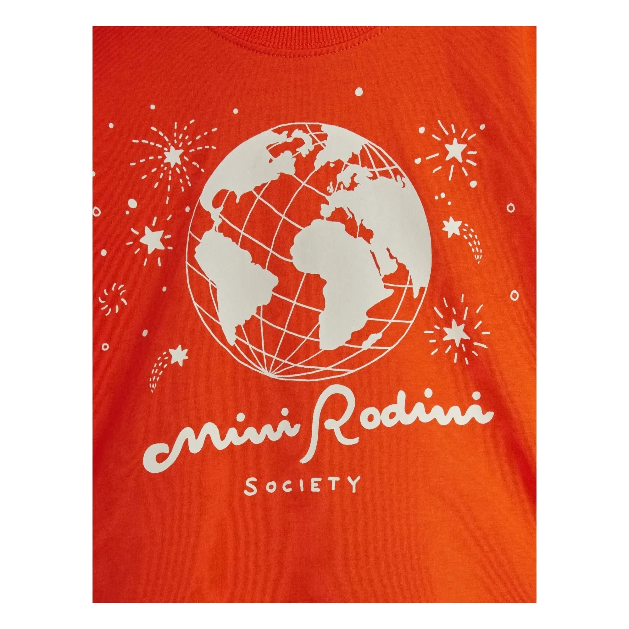 Mini Rodini - Mini Rodini organik pamuklu T-shirt | Kırmızı