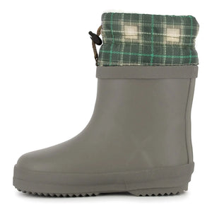 Bonton - Ploc Faux Fur Rain Boots | Khaki