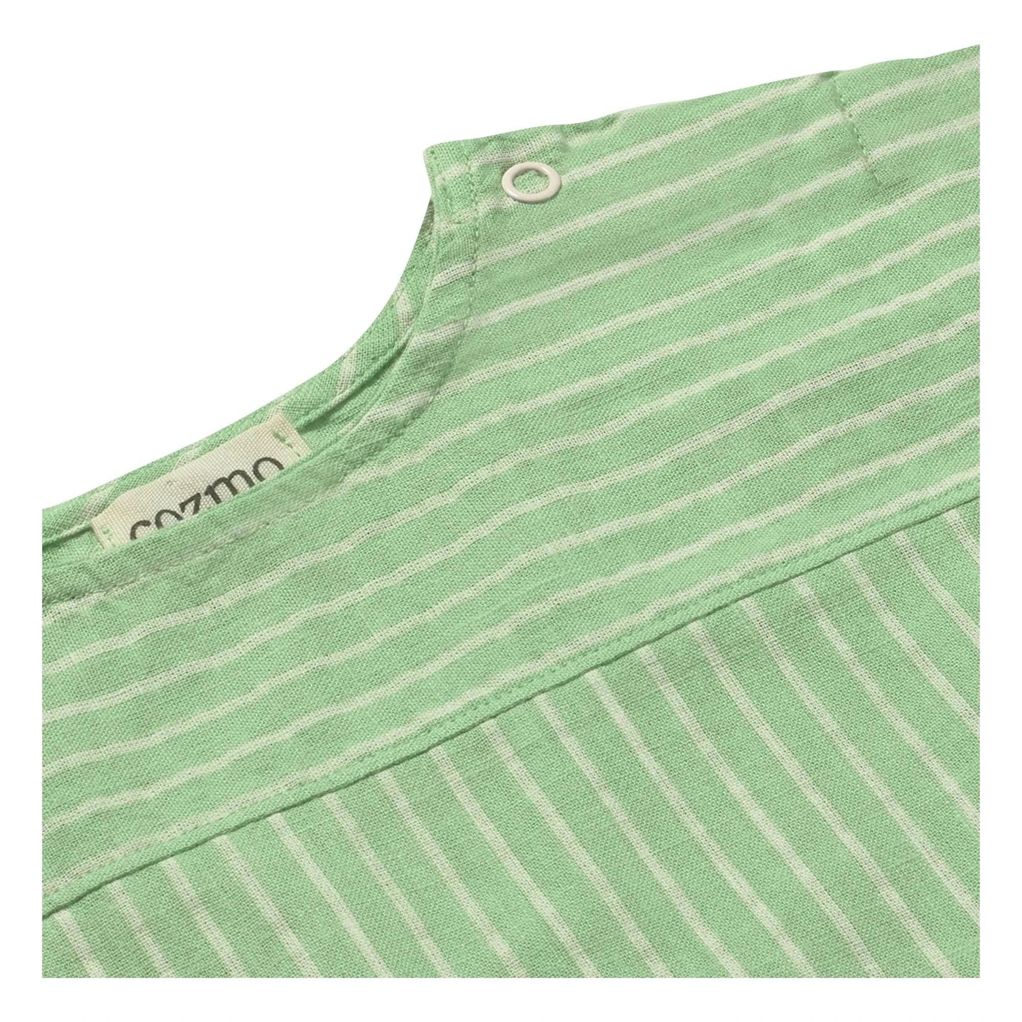 Cozmo - Striped T-Shirt | Meadow Green