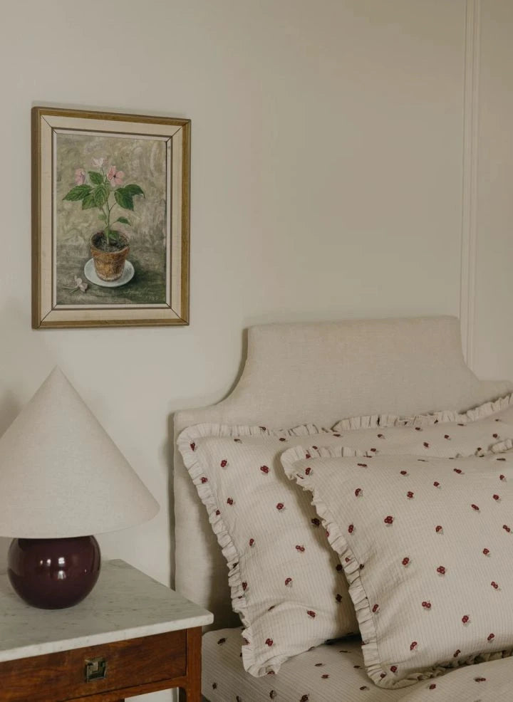 garbo&friends - Rosehip Ruffled Pillowcase