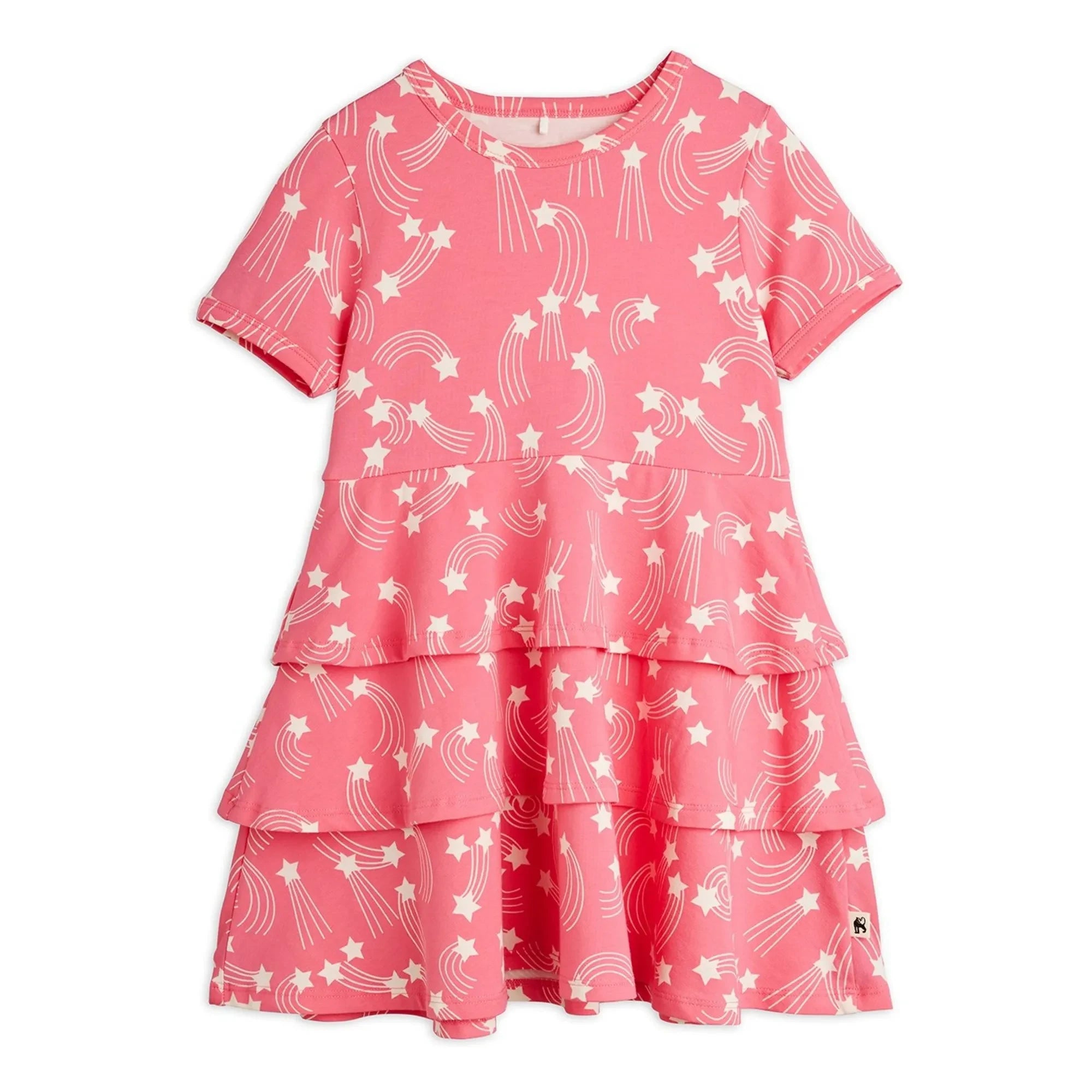 Mini Rodini - Organic Cotton Star Dress | Pink