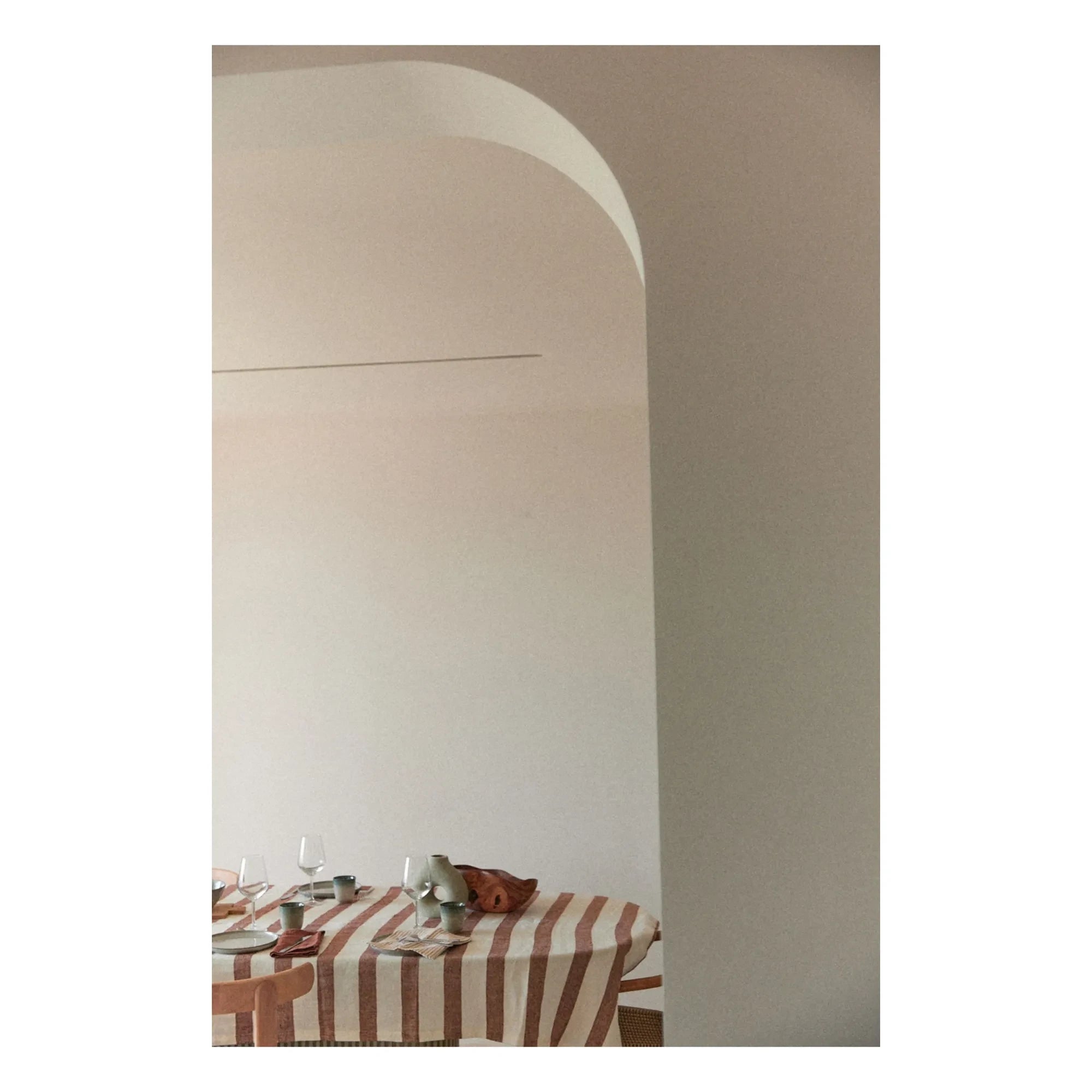Gabrielle Paris - Bastide Linen Tablecloth | Terracotta