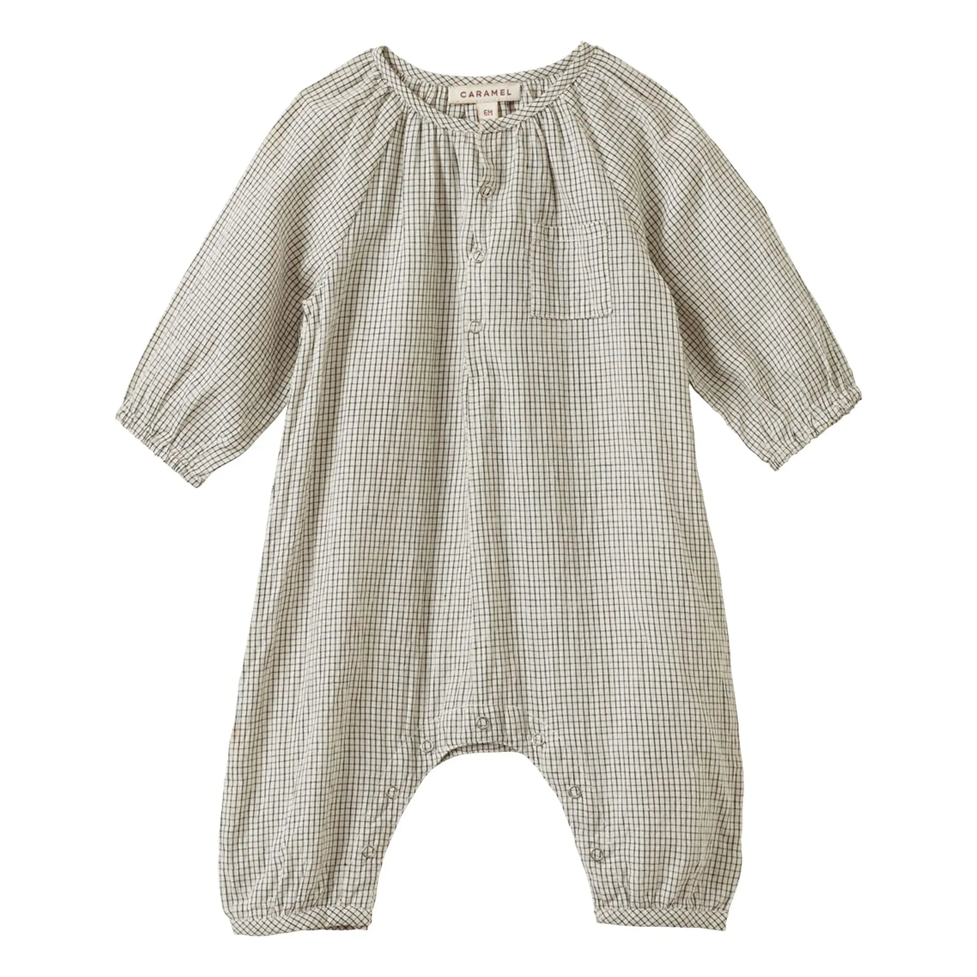 Caramel - Populus Romper | White