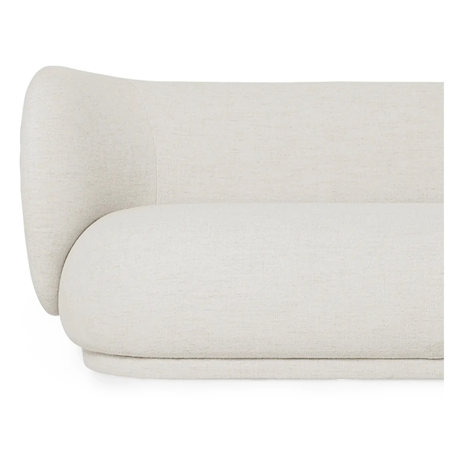 Ferm Living - Rico 3-Seater Bouclé Upholstered Sofa | Cream