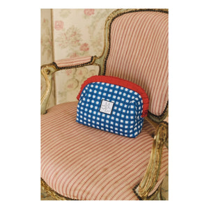 Maria de la Orden - Carreaux Amy Pamuk clutch çanta | Mavi