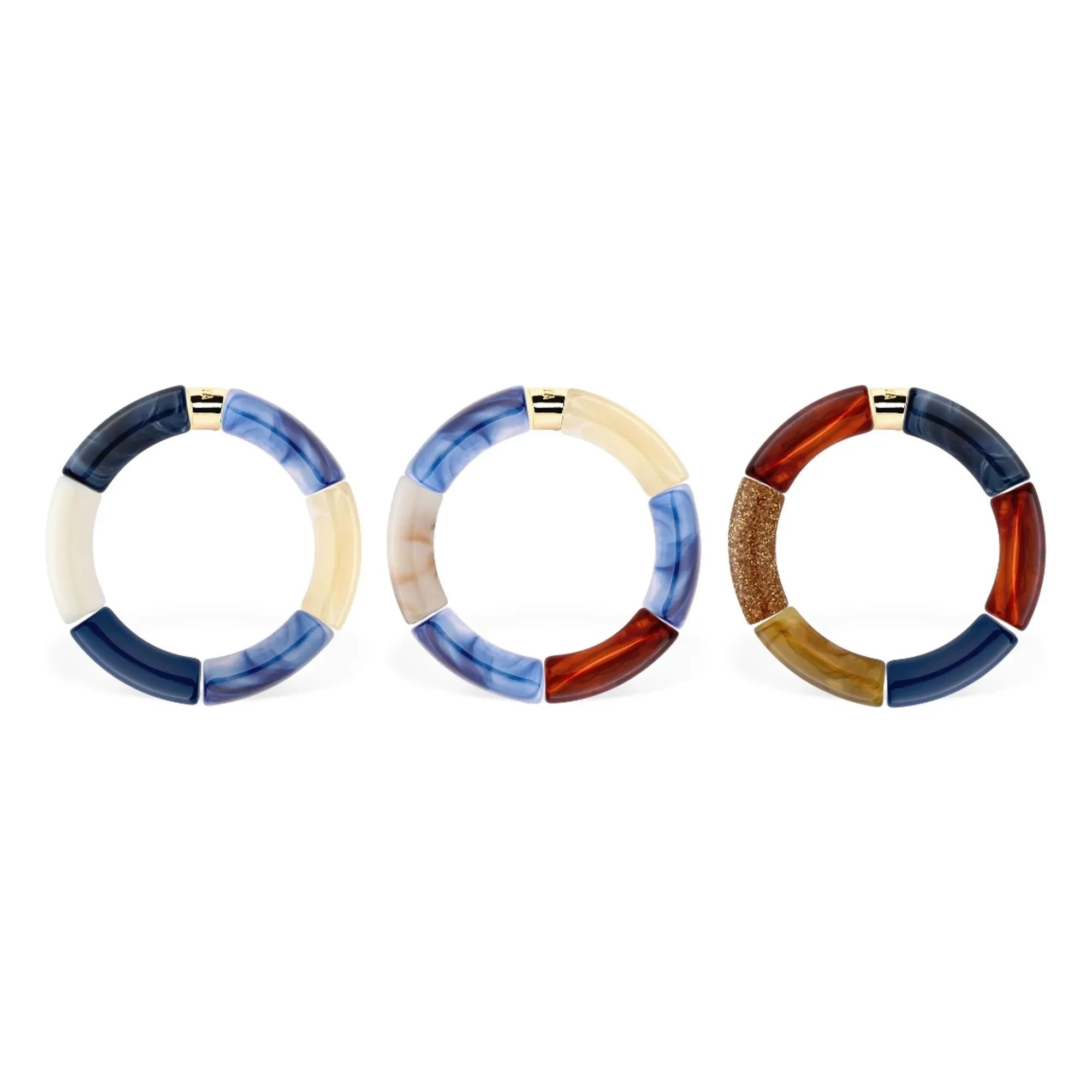 Parabaya - Igarape 2 Bracelets | Blue