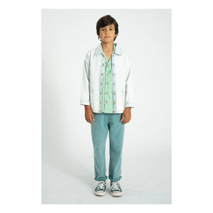 Piupiuchick - Organic Cotton Gingham Shirt | Turquoise