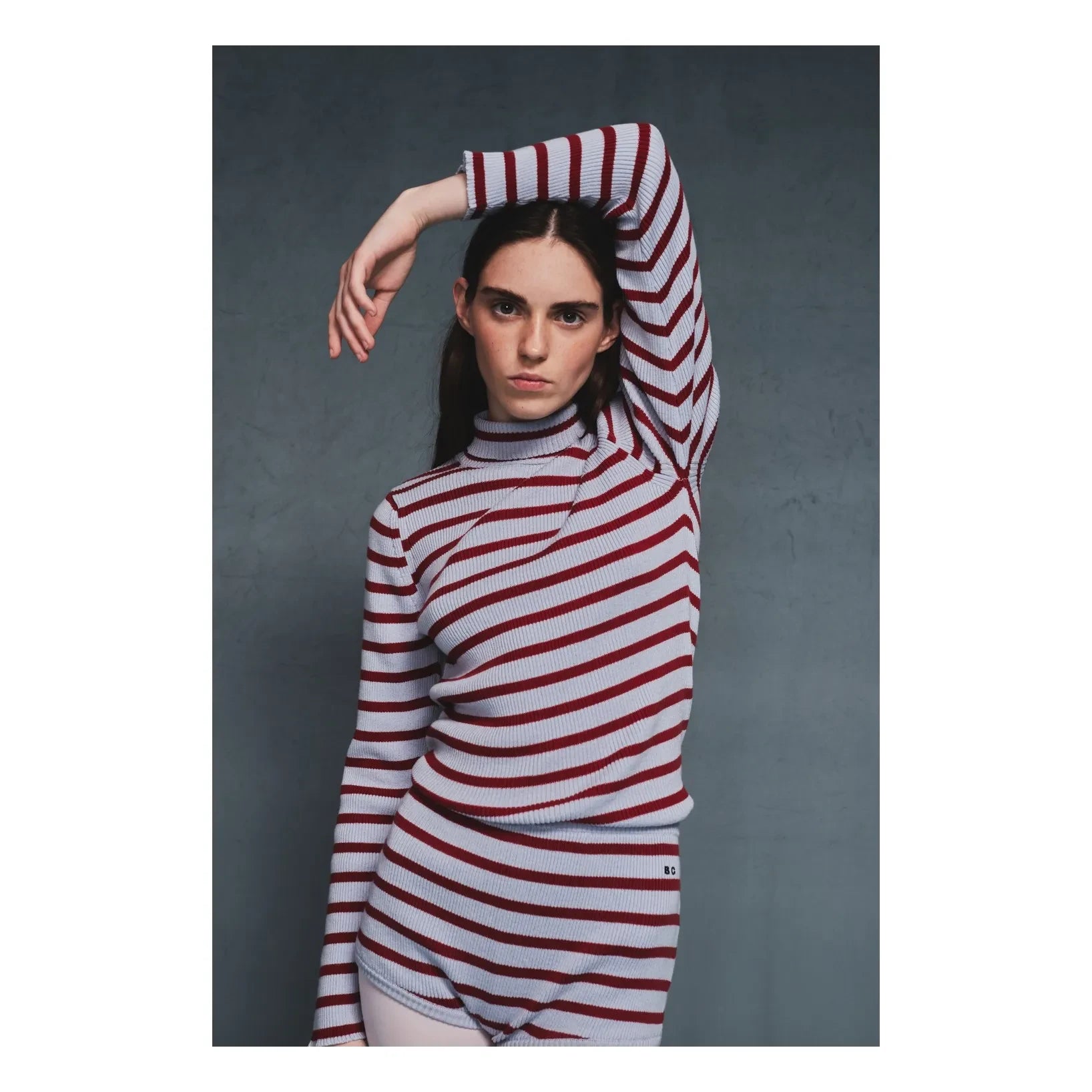 Bobo Choses - Striped Organic Cotton and Merino Wool Sweater | Light Blue